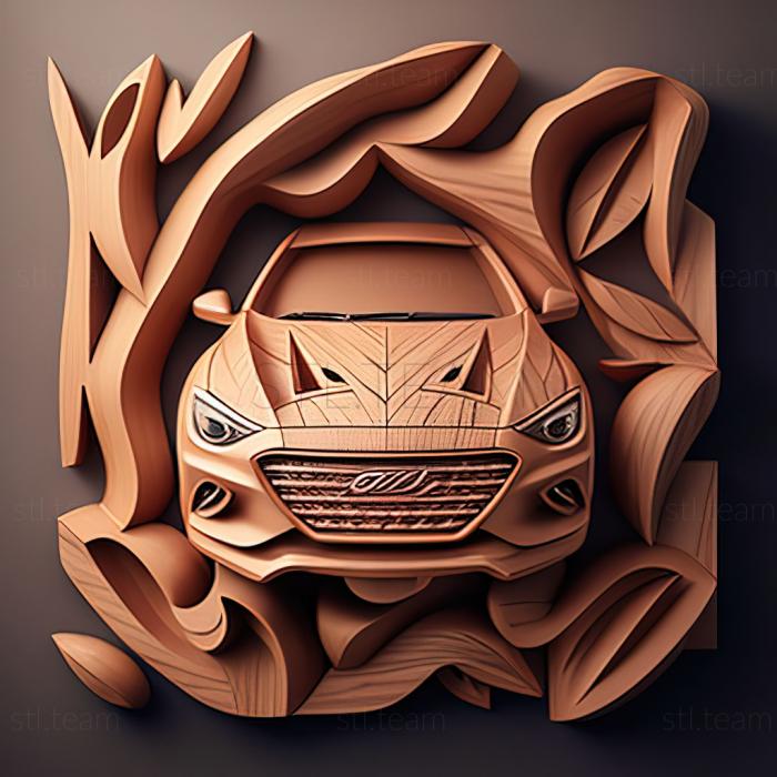 3D модель Hyundai Scoupe (STL)